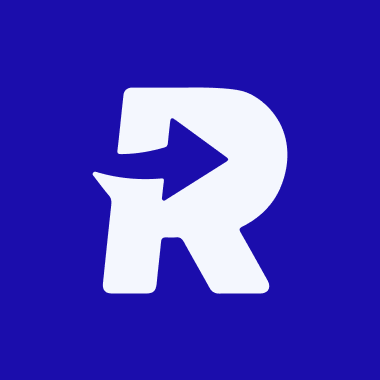R 字母箭頭 Logo 設計