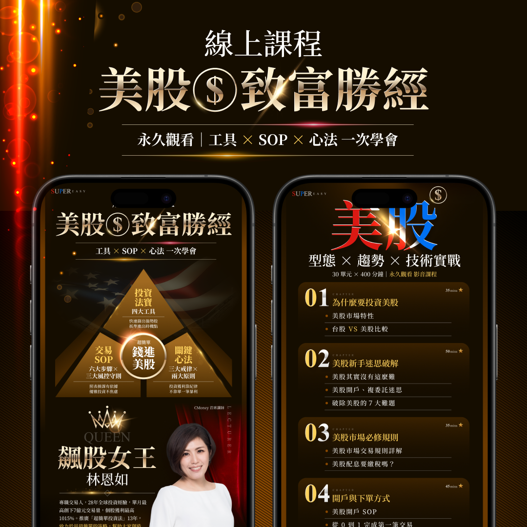 美股致富勝經線上課程社群素材